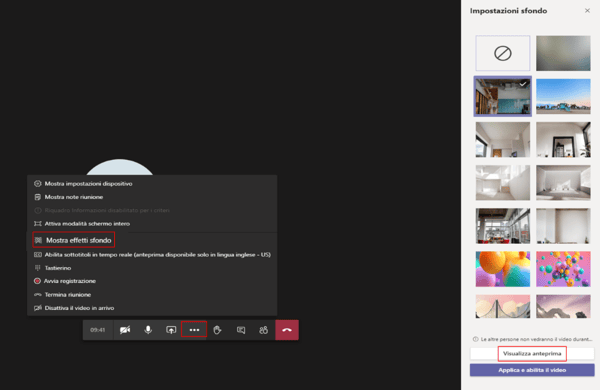 Come Utilizzare gli sfondi personalizzati in Microsoft Teams 